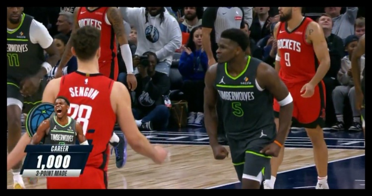  23歲186天！愛(ài)德華茲成NBA歷史上最年輕投進(jìn)1000記三分球員