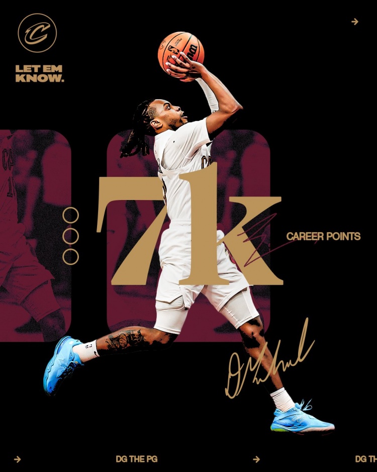  未來可期！加蘭騎士生涯得分達到7000分 隊史第11位！