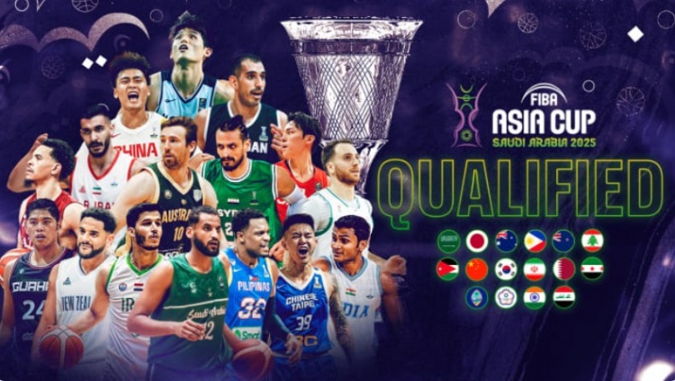  8月在沙特舉辦！FIBA官網(wǎng)：男籃亞洲杯抽簽儀式將在下月8號舉行